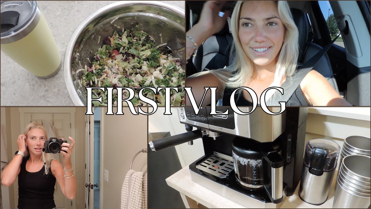 FIRST VLOG! Newly weds, running errands, organizing our space, & more!