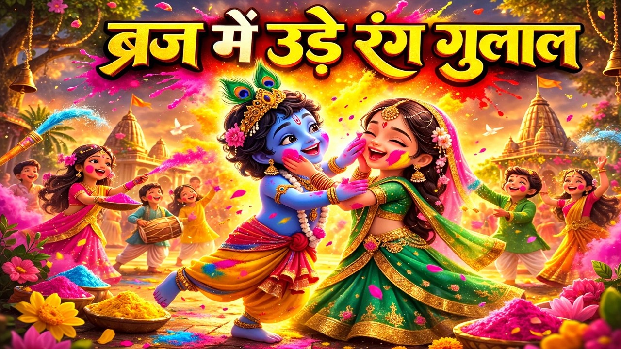 Vrindavan Mein Ude Re Gulal   वृन्दावन में उड़े रे गुलाल कह दो राधा रानी से   Holi Bhajan #holi