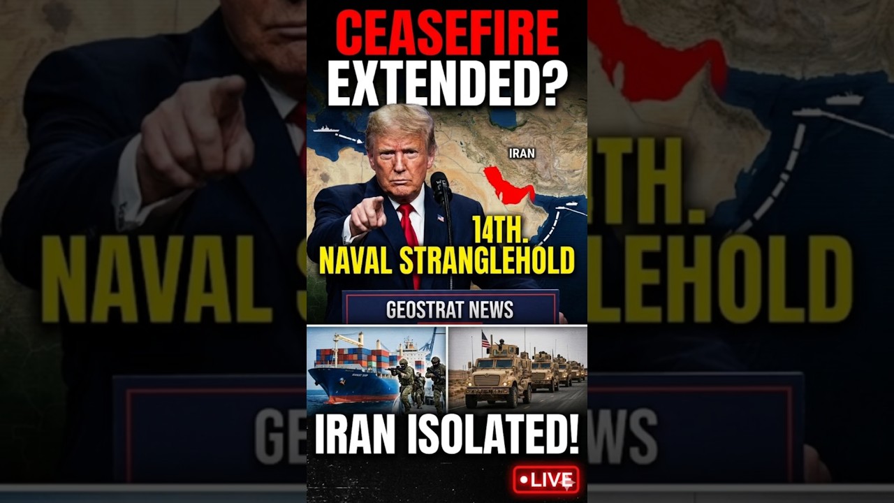 CEASEFIRE EXTENDED! Trump&rsquo;s Indefinite Blockade of Iran 🇺🇸🇮🇷 #GeoStratNews #iran #middleeastcrisis