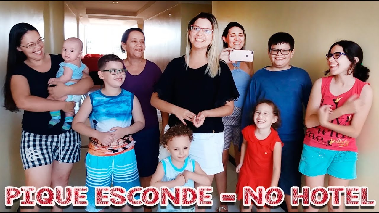 PIQUE ESCONDE NO HOTEL COM A TURMA TODA