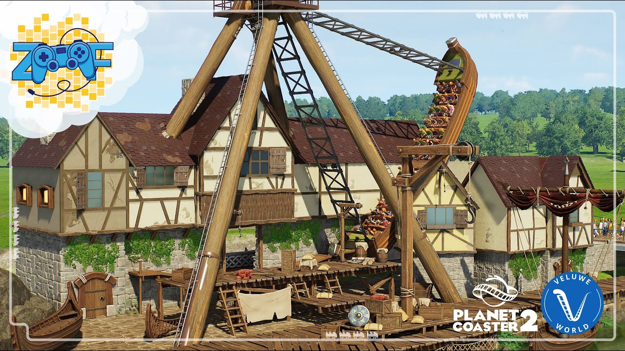 Adding the UPSWING Ride to VELUWE WORLD | Planet Coaster 2