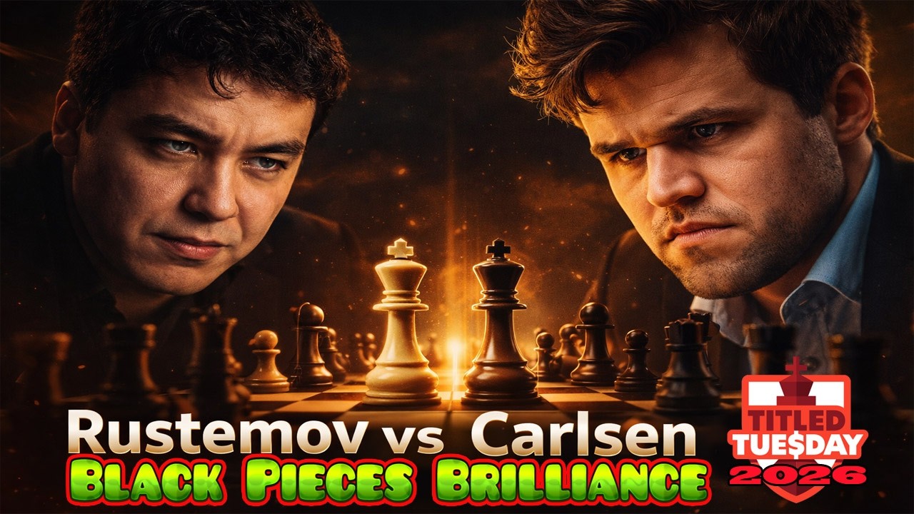 Alexander Rustemov vs Magnus Carlsen🔹Titled Tuesday February 17, 2026
