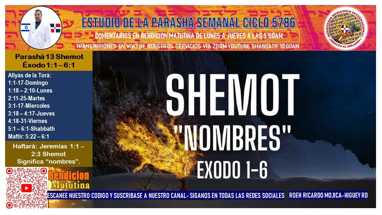 SHEMOT PARASHA 13 CICLO 5786 RESUMEN GENERAL