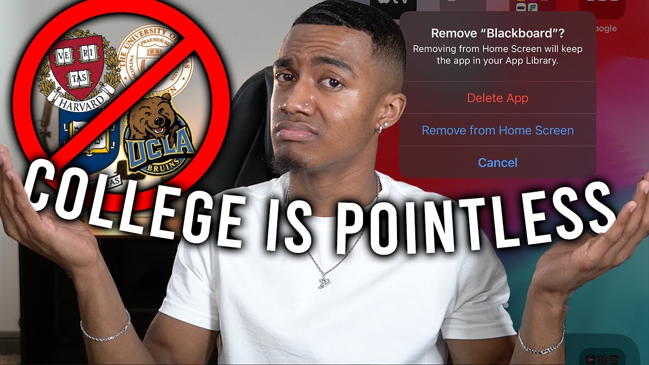 Why Modern Men Are DROPPING OUT of College