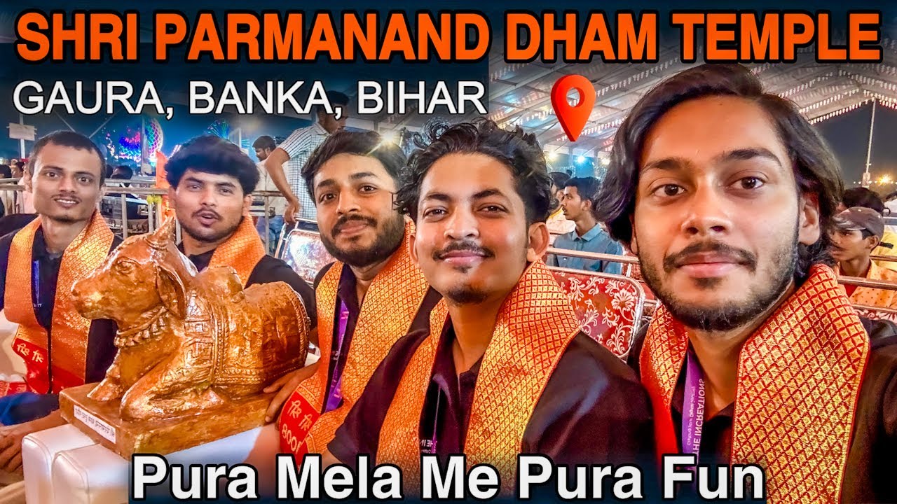 Biggest Mela in Banka 🥳 | Shri Paramanand Dham Mandir, Gaura, Banka | Bihar travel vlog 10