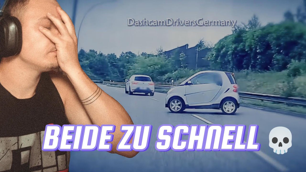 Überholen in der Kurve… Sekunden später rutscht der Smart 😳🚗 | Dashcamdrivergermany Reaction