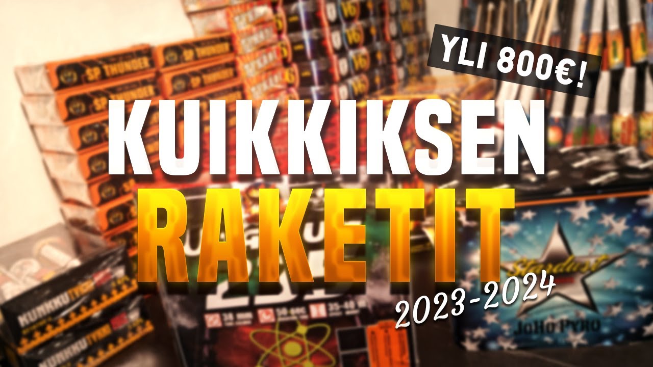 Raketit vuodelle 2023-2024!