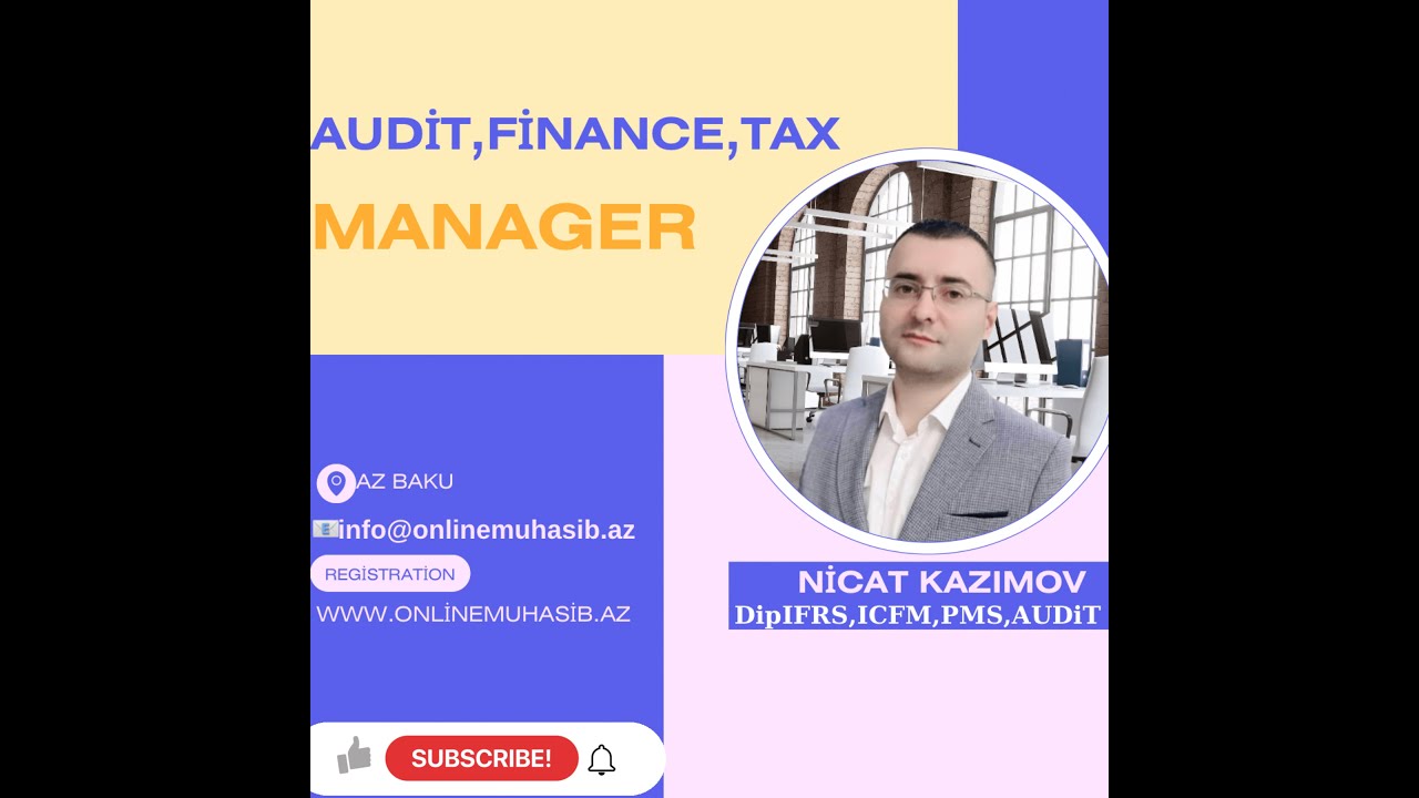 PVHH İAS 7 dərsin video izahı PMS 1-ci mərhələ