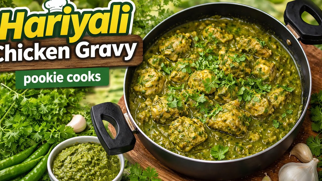 Hariyali chicken gravy | ஹரியலி சிக்கன் கிரேவி #shorts #youtube #viral #trending #hariyali #chicken