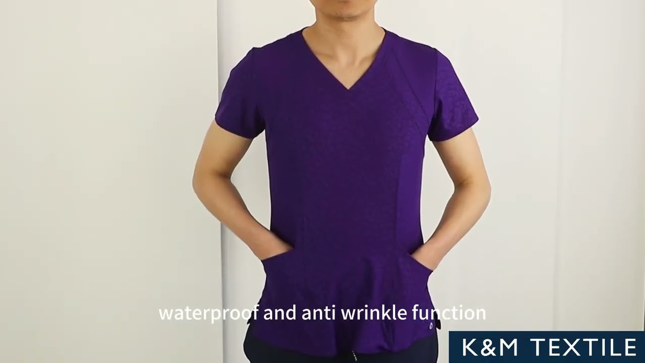 China Professional Scrubs Uniform Fabric Manufacturer and Supplier-K&M Textile