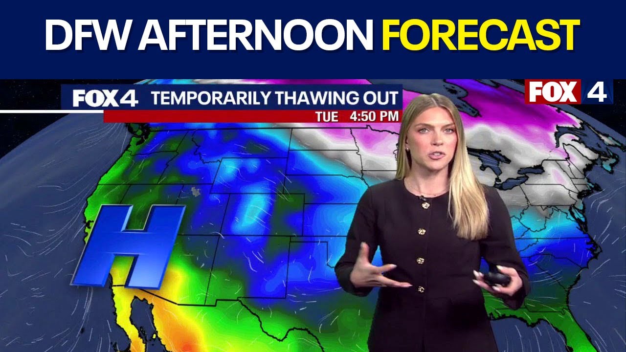 Dallas weather: Jan. 26 afternoon forecast