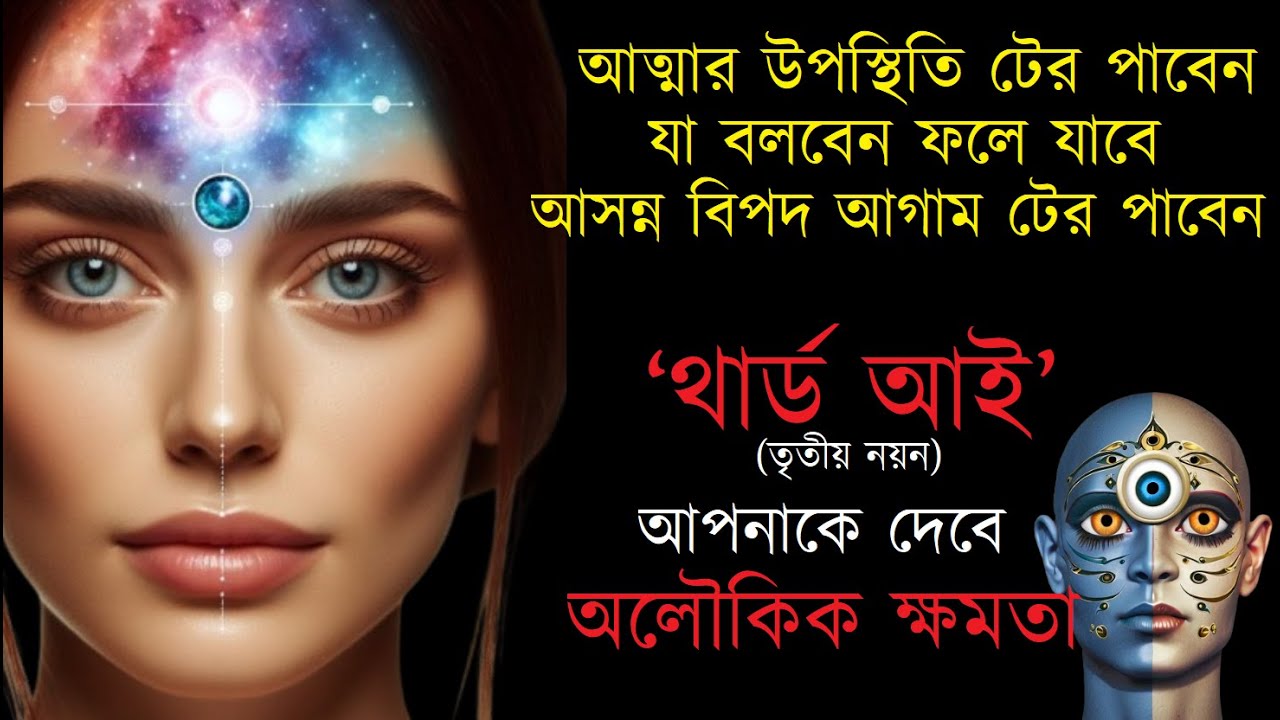‘থার্ড আই’ (তৃতীয় নয়ন)  আপনাকে দেবে অলৌকিক ক্ষমতা। #ThirdEye #Intuition