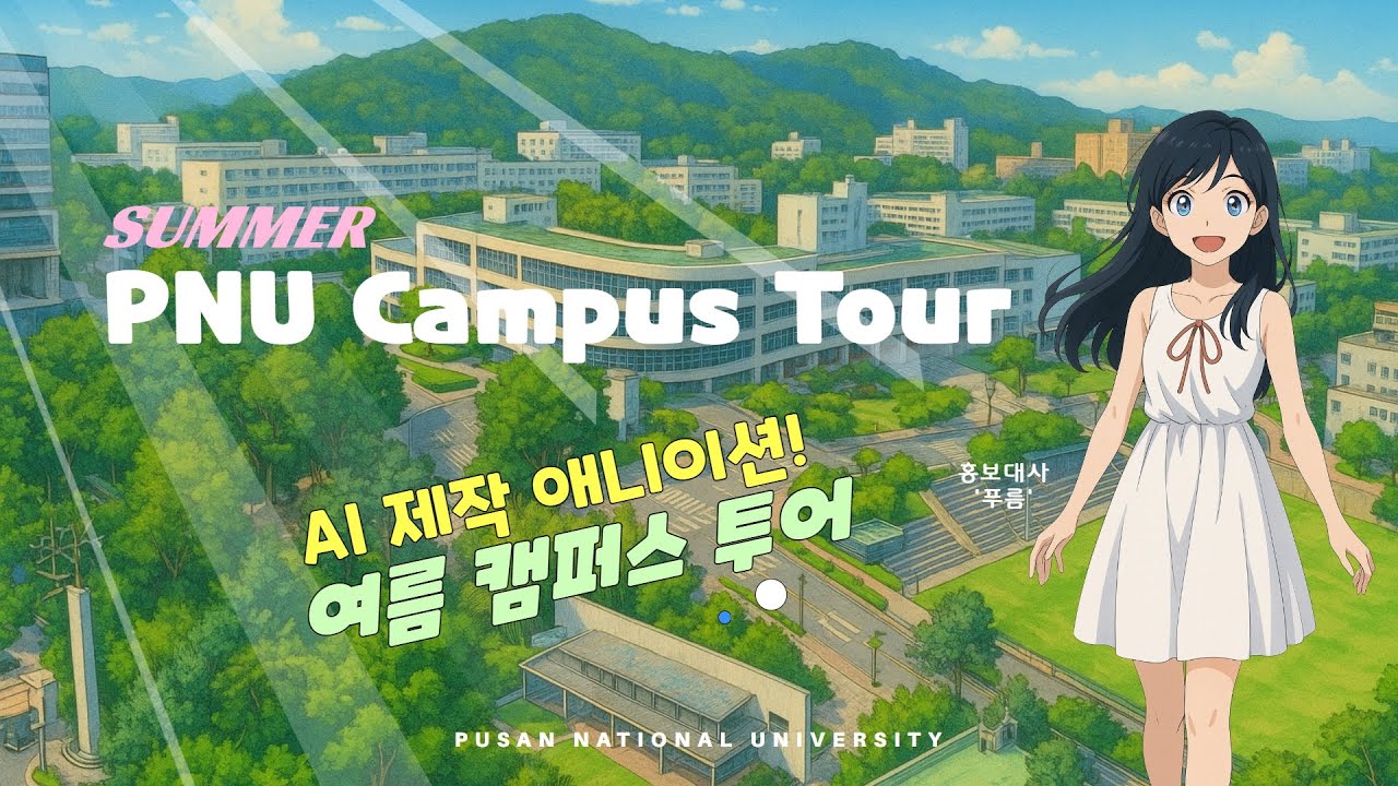 #PNU_대학생활 [AI 애니메이션 SUMMER PNU Campus Tour]