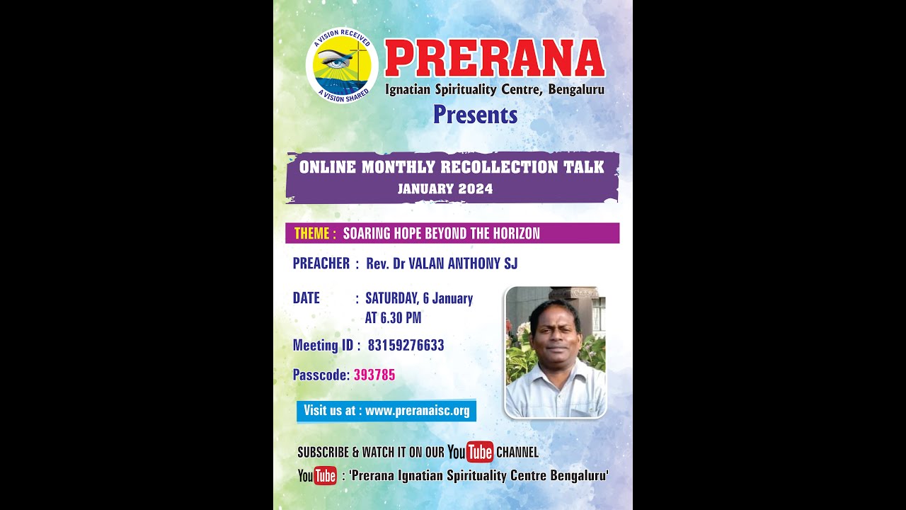 SOARING HOPE BEYOND THE HORIZON By Rev. Dr Valan Antony SJ/Jan 2024/Online Recolletion Talk/