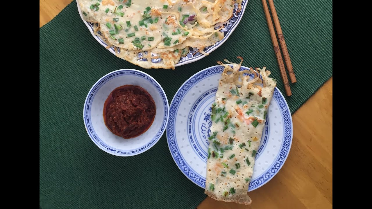 Pok Chang - A cantonese pancake snack, home recipe