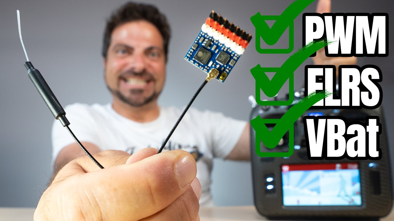 Miglior Ricevente PWM ELRS per Aerei? Mateksys ELRS-R24-P6 Aggiornamento Firmware e funzione VBat