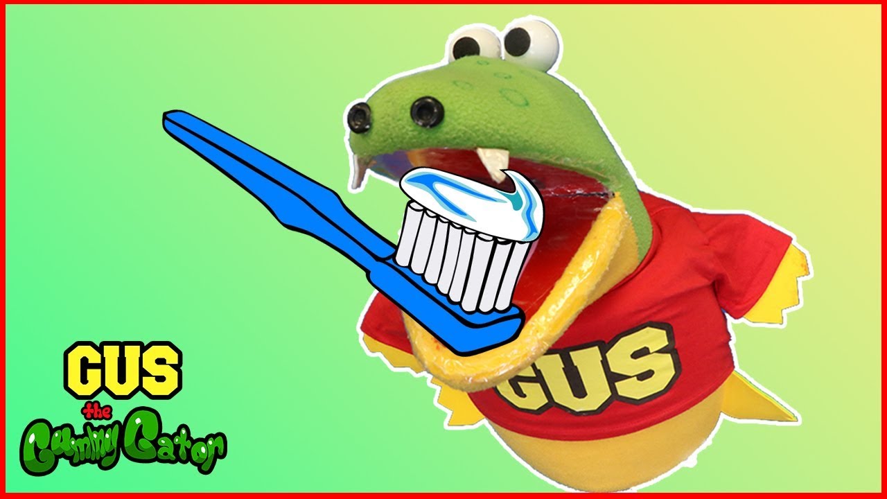 Pretend Play Toys Gus the Gummy Gator Learns Brushing Teeth