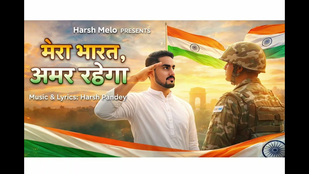 Mera Bharat, Amar Rahega 🇮🇳 | Heart Touching Patriotic Song | Republic Day Special | Harsh Melo
