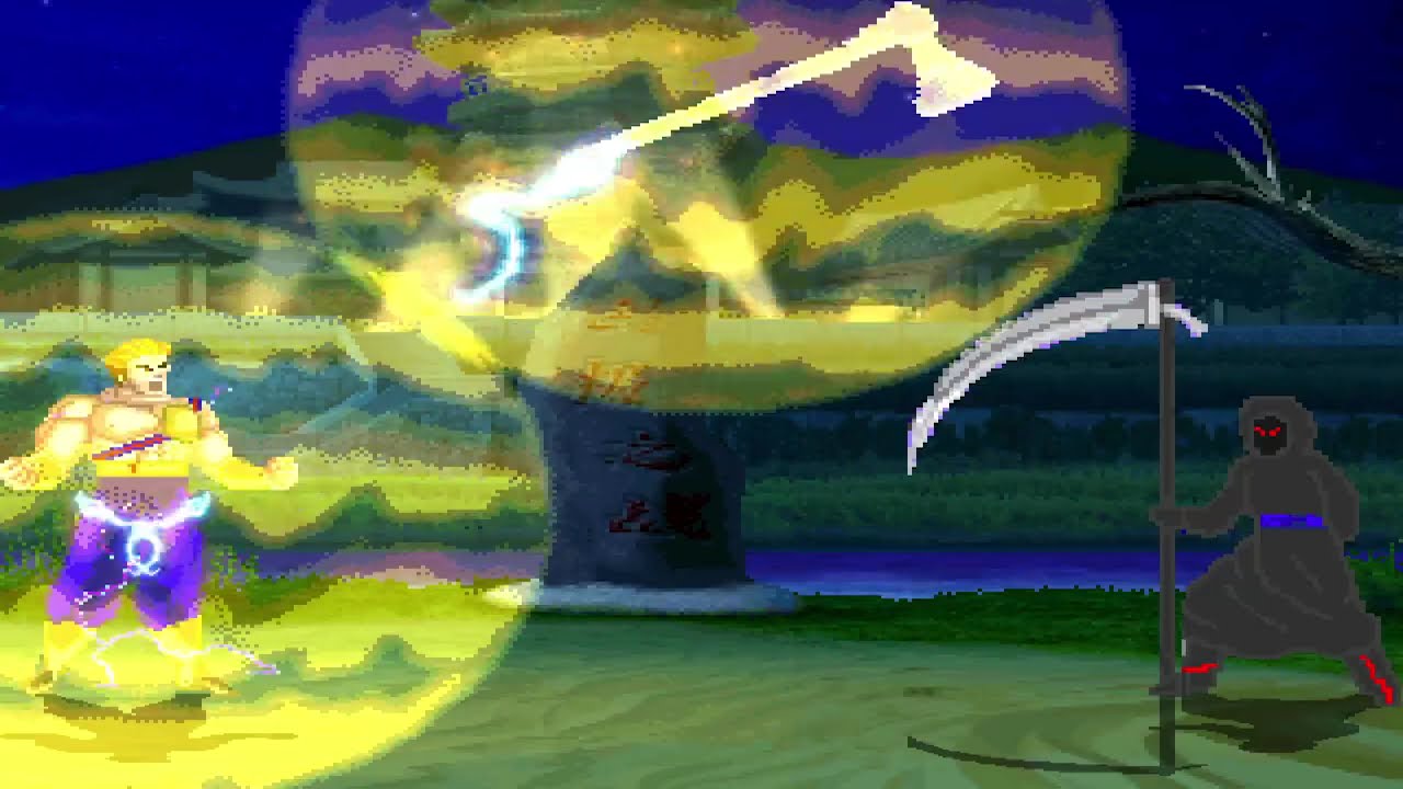KOF MUGEN Himan Zellode(Old) VS The Grim Reaper(The Disciple X)