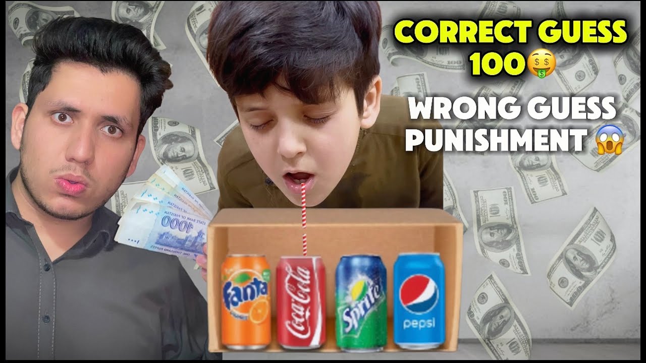 Guess the Drink Challenge with a Twist! 🥤💰😱