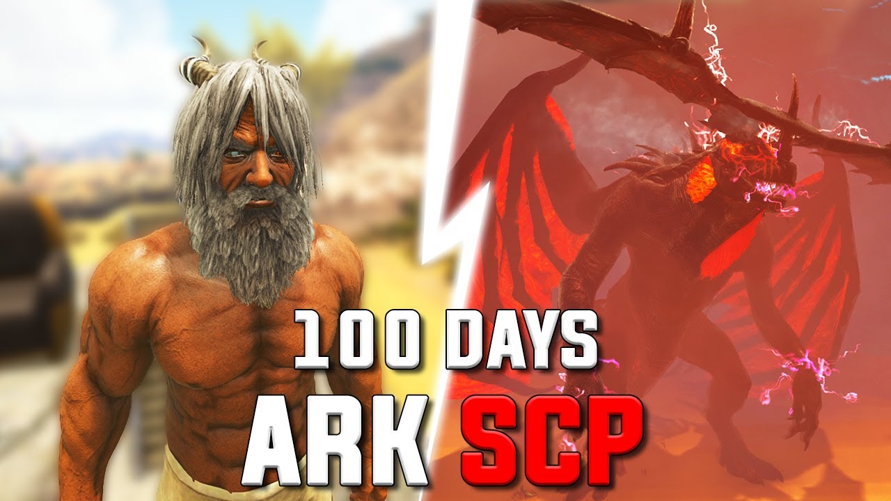 100 дней охоты на монстров в ARK SCP — Карта Scorched Earth