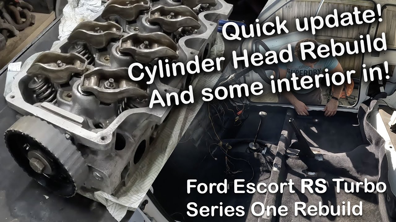 Escort RS Turbo Series One Rebuild update! Cylinder head rebuild and some interior gets fitted!