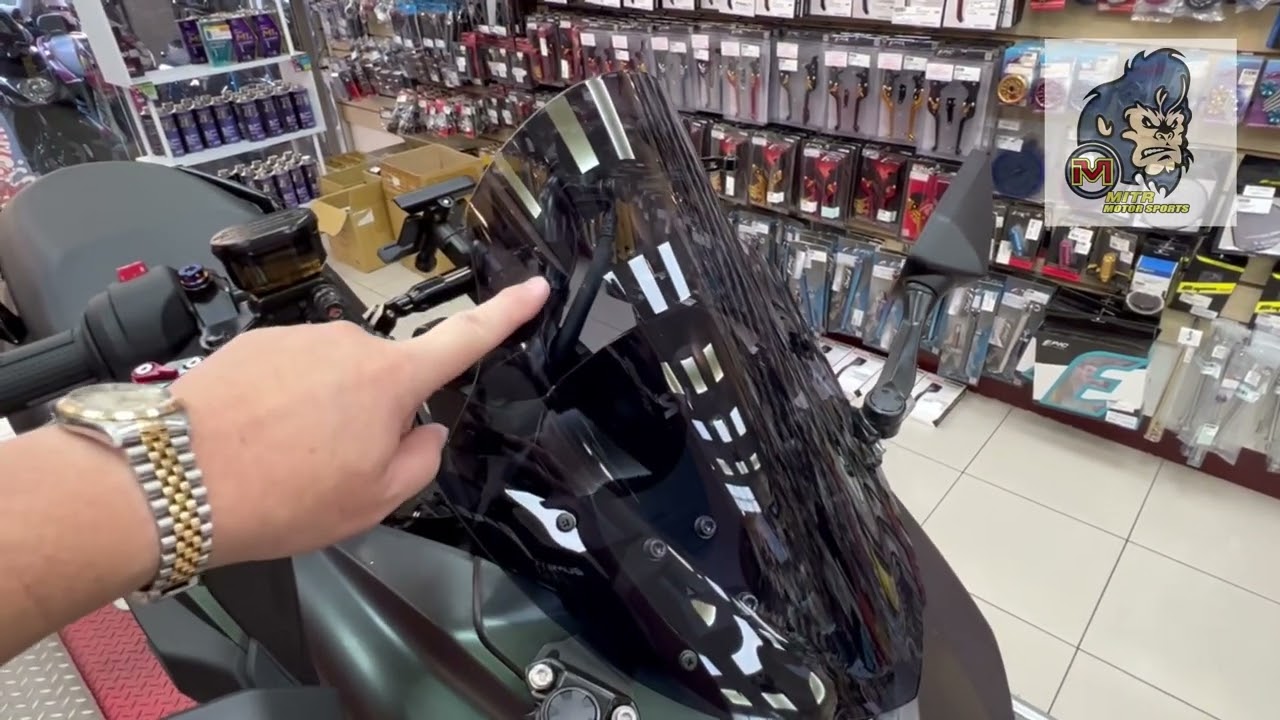 麥可倉庫機車精品 JSTC 黑曼巴照後鏡前移 高凸小風鏡組