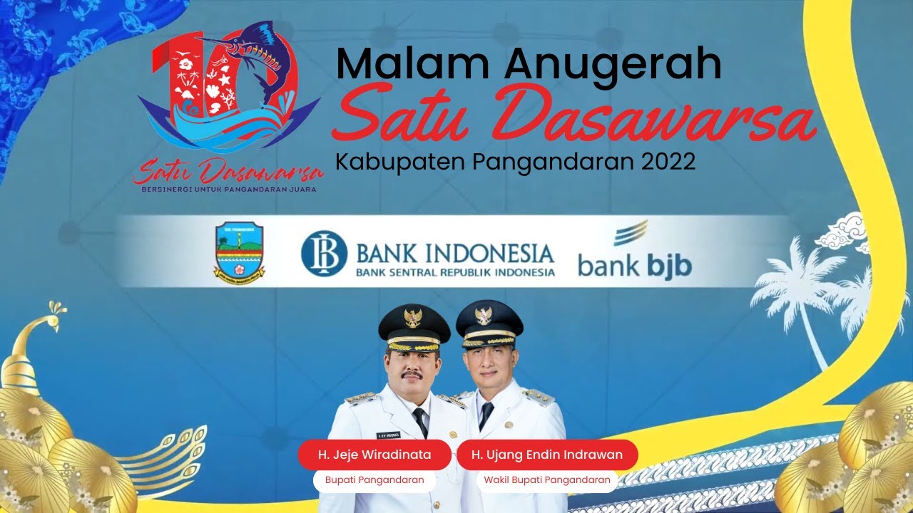 Bank Indonesia Tasikmalaya : Detik-detik Malam Anugerah Kabupaten Pangandaran Jawa Barat - Bank bjb