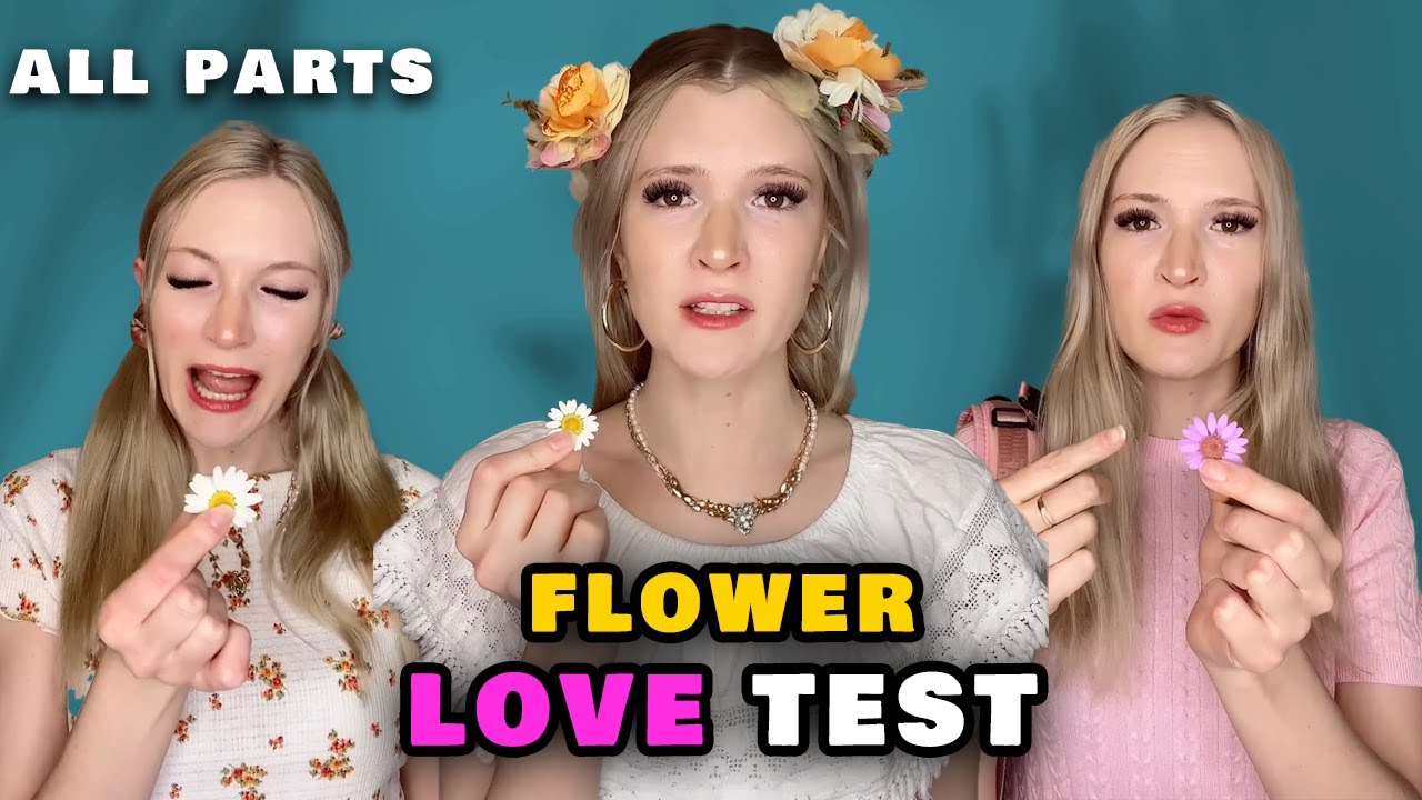 ALL PARTS To test true love you do the flower test #story #viral #foryou #acting #flowers