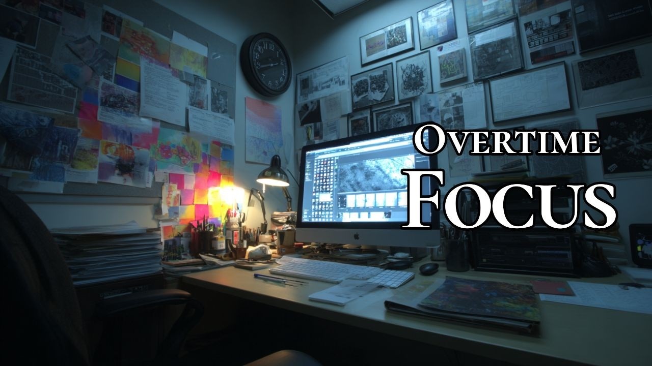 🎧1 Hour Late Night Focus Music | Overtime warm Piano for Deep Work 💼야근 집중음악 피아노 #1
