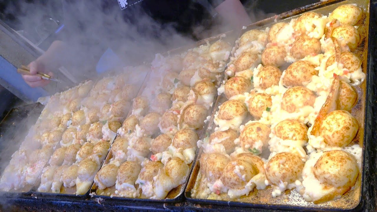 大阪のたこ焼き　プロが焼くたこ焼き(たこ家 輝)　Delicious Takoyaki of Osaka Nishikujo　大阪西九条的美味章鱼烧烤