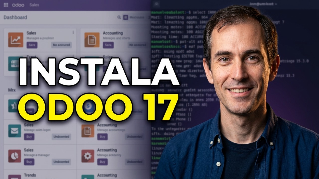 Odoo 17 community - Guía de instalación en Ubuntu Server 24.04 - Tutorial paso a paso en Español