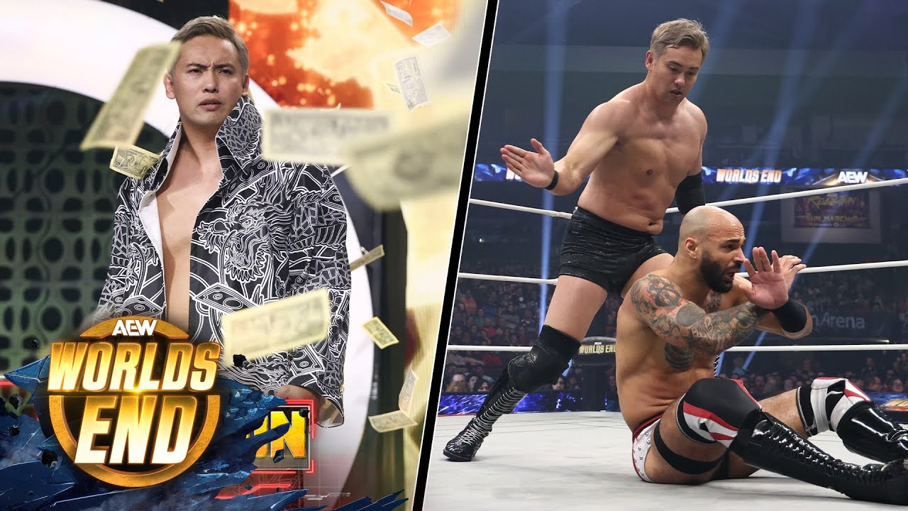 FULL MATCH: Kazuchika Okada vs Ricochet | AEW Worlds End 2024