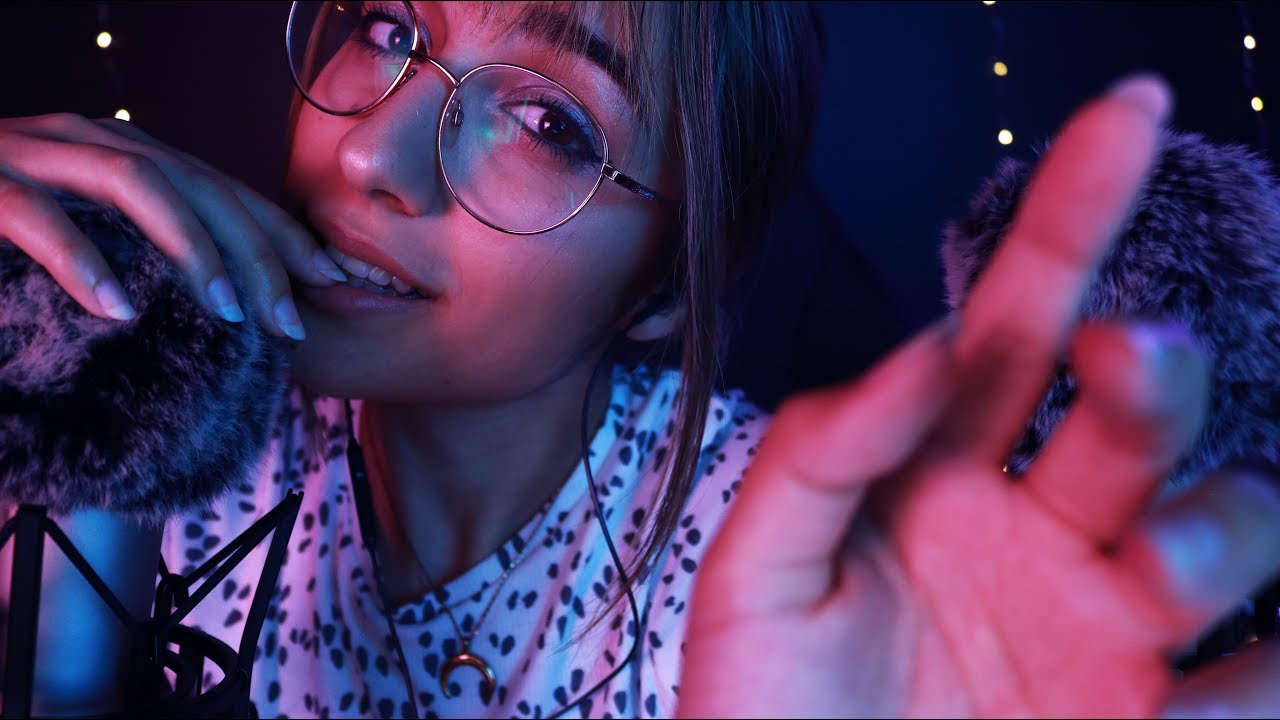 ASMR to help you with Anxiety | Mic brushing, Close Whispers, Hand movements, Guided Breathing 💖