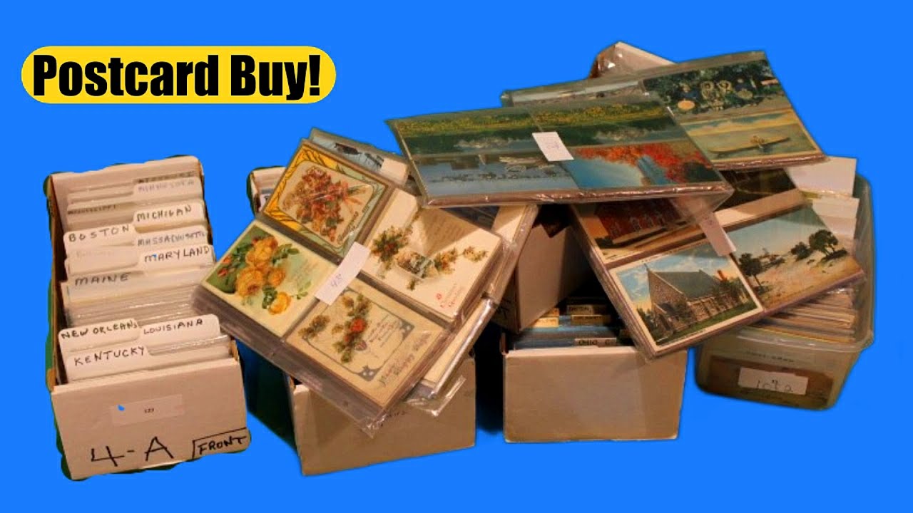 I Bought 3,755 Postcards from an Auction!