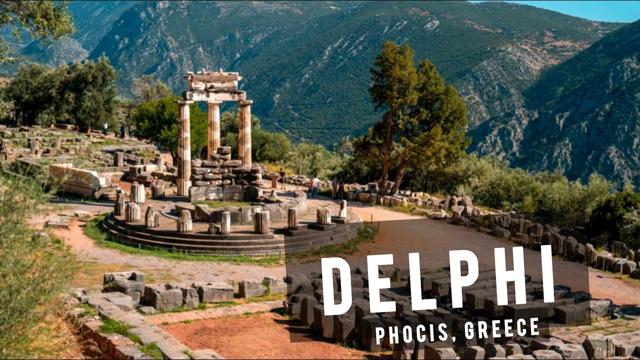 Delphi by drone, Phocis | GREECE 🇬🇷