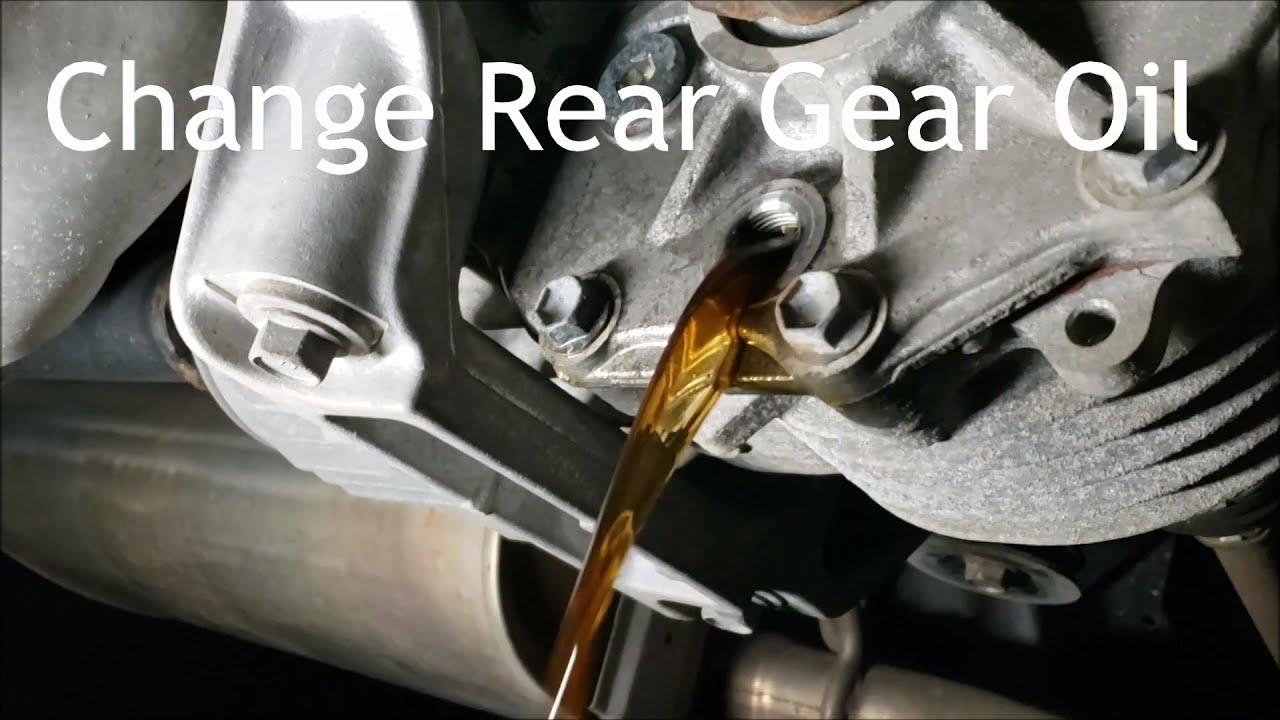 Changing Rear End Differential Gear Oil to full synthetic AWD Toyota Highlander 14, 15, 16, 17, 18