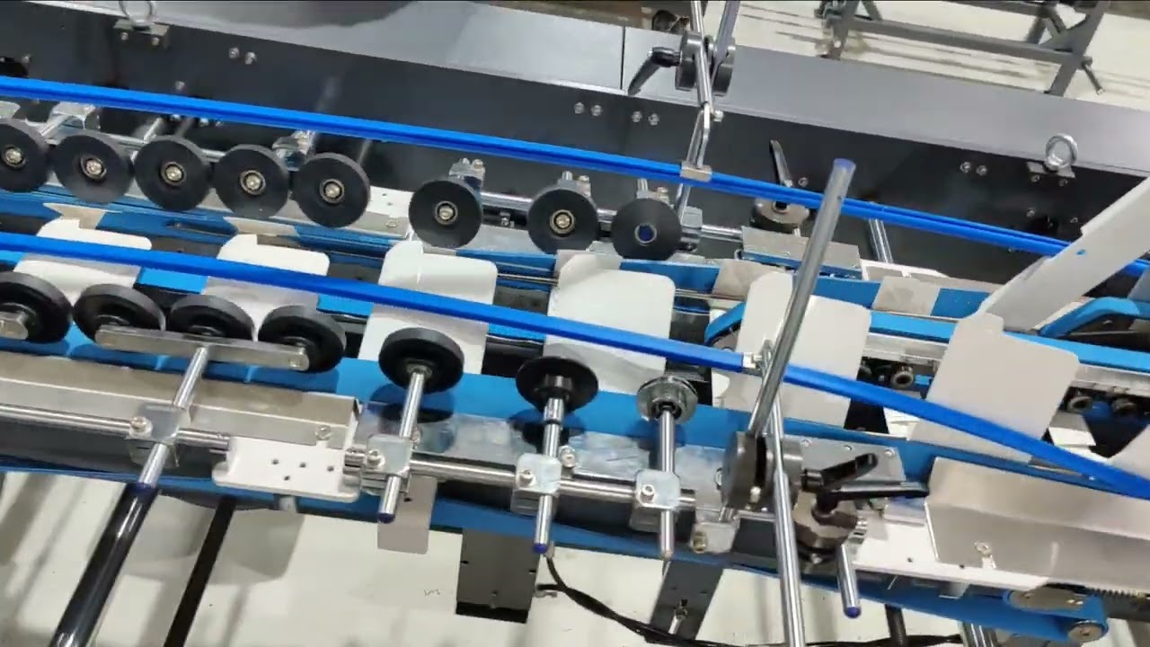 GS-800 Crash Lock Bottom Box Folder Gluer with Trombone Ejection Function