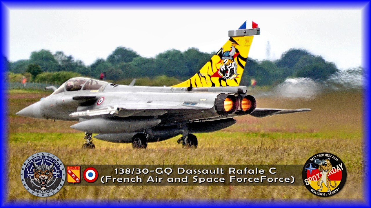 🇫🇷138 (30-GQ) Dassault Rafale C (French Air and Space ForceForce) NATO Tiger Meet 2024