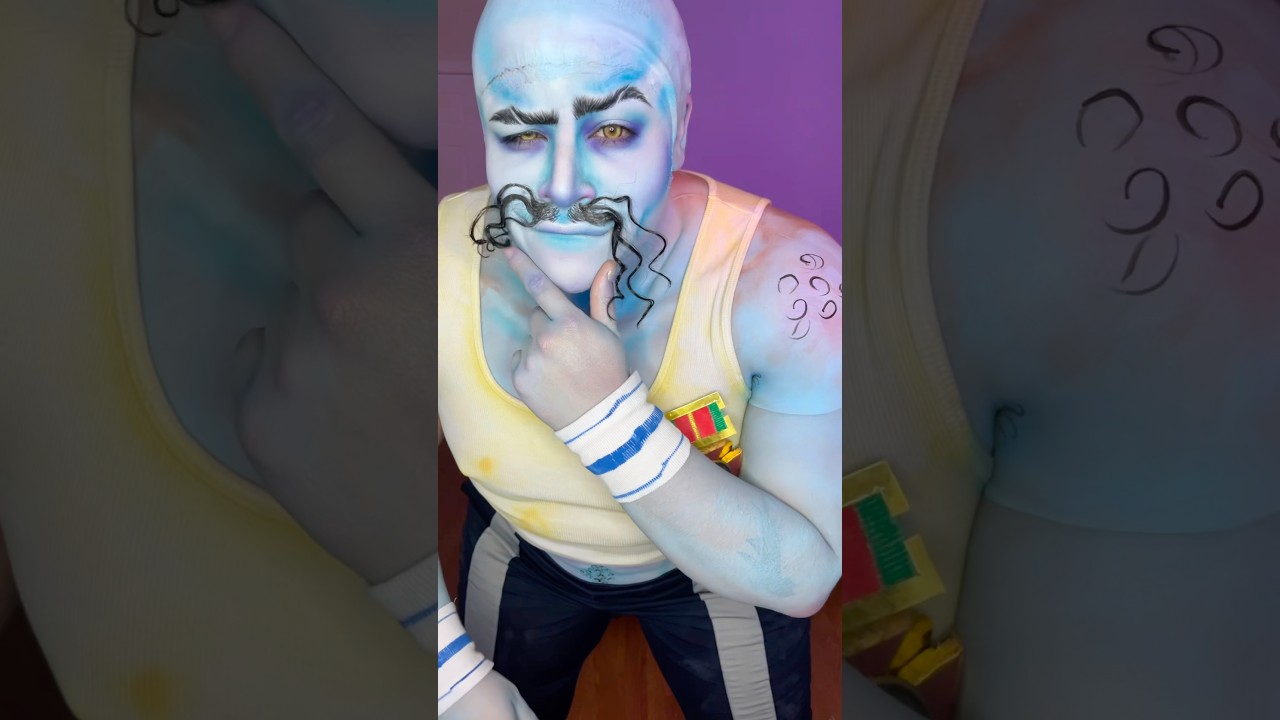 Преображение мистера ХИМБОбинского в дрэг-короля #mrbobinsky #coraline #dragking #cosplay #makeup