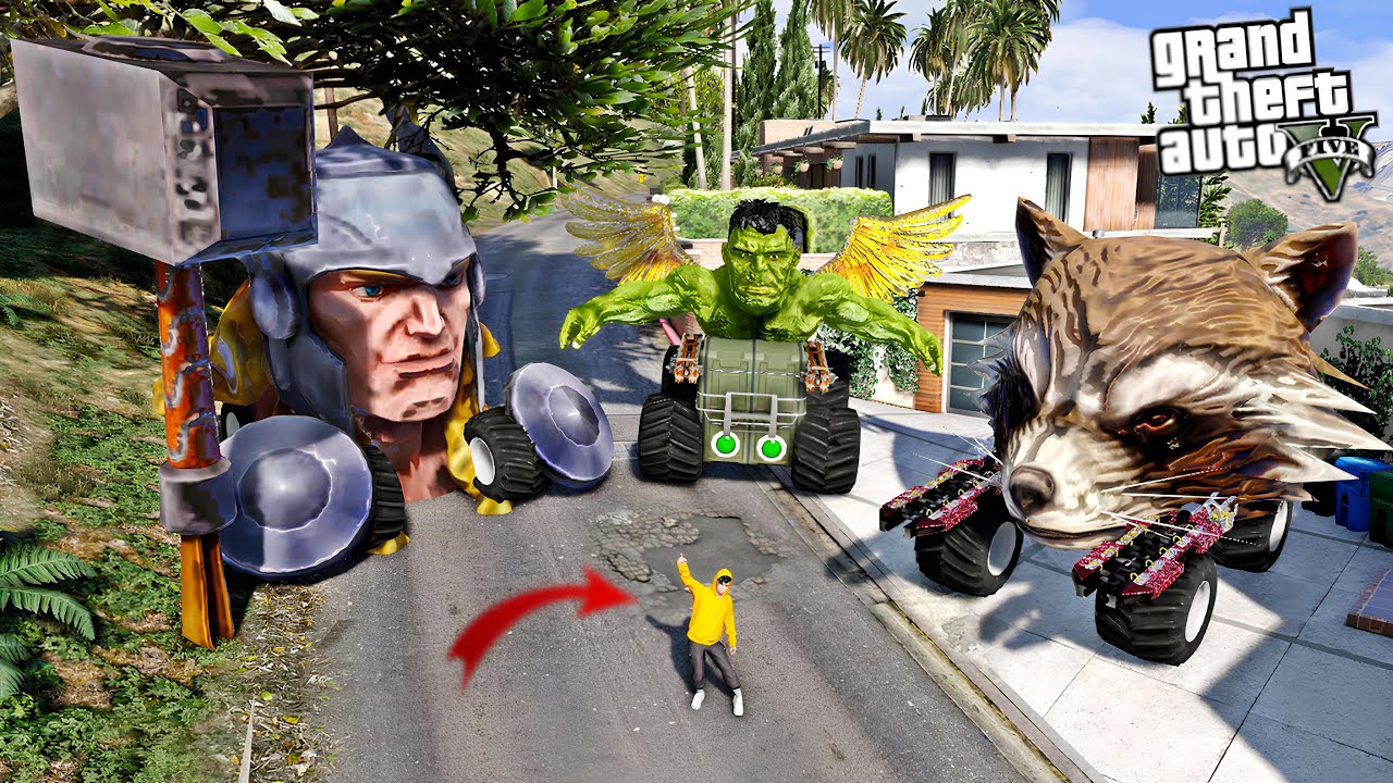 သံချေးတက်နေတဲ့ Superhero Cars တွေကိုပြန်လည်ပြုပြင်ခဲ့တယ် | Rust Marvel Cars in GTA V | SMART On Live