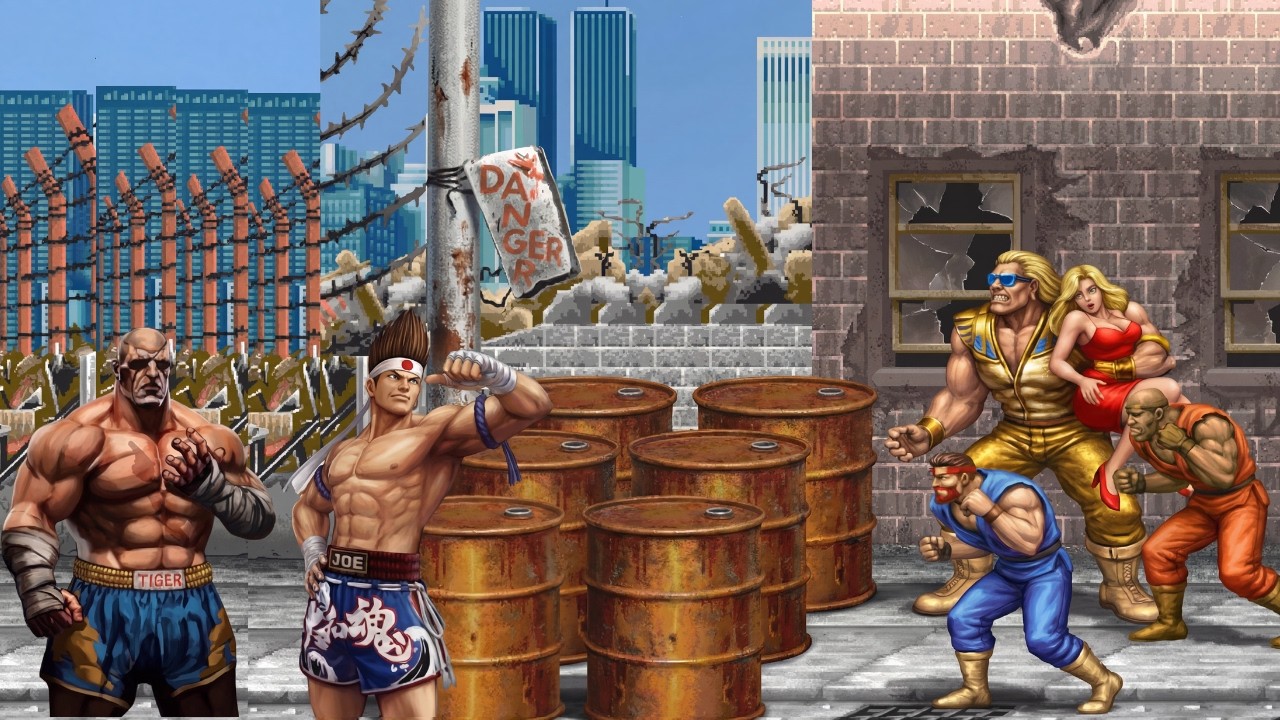 SAGAT & JOE in Final Fight