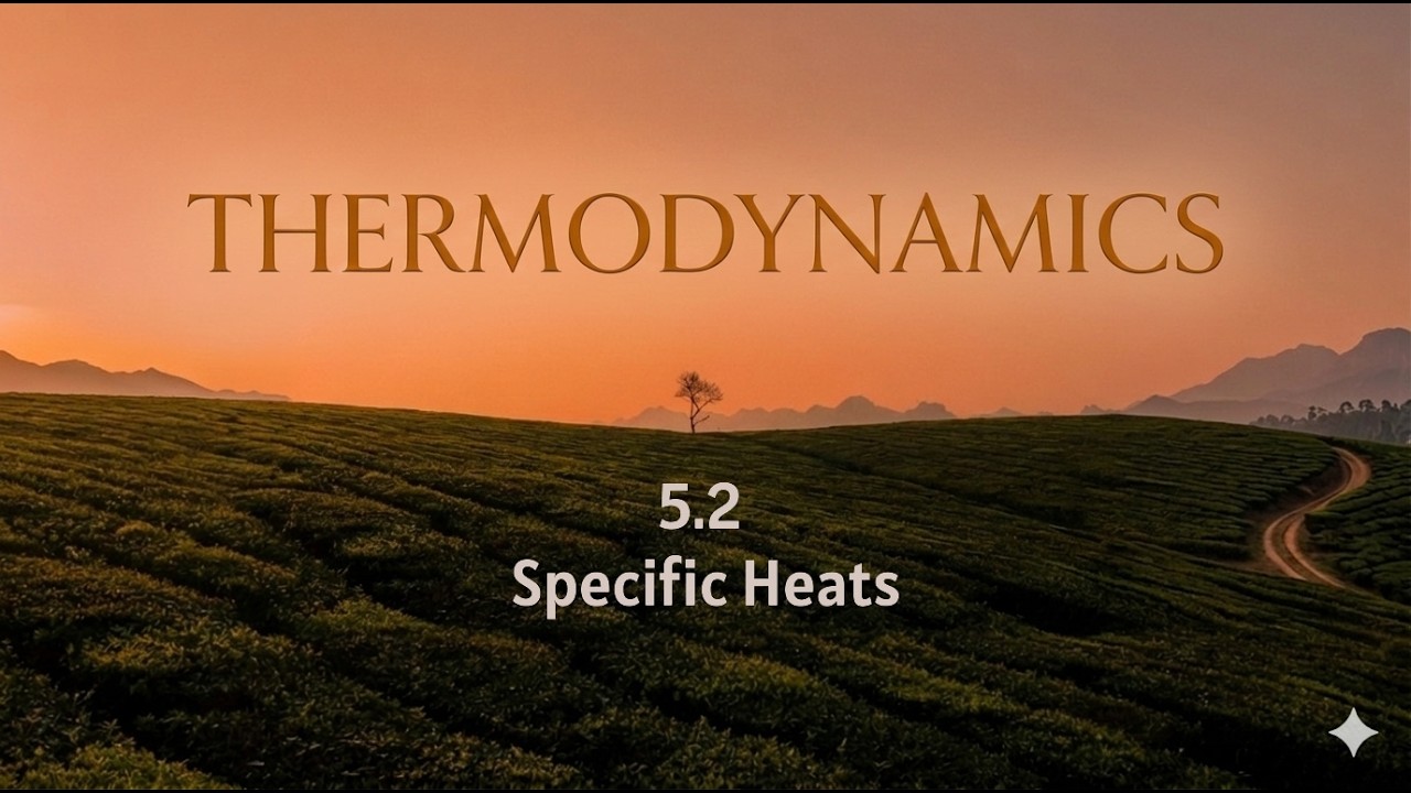 Thermodynamics 5.2 Specific Heats
