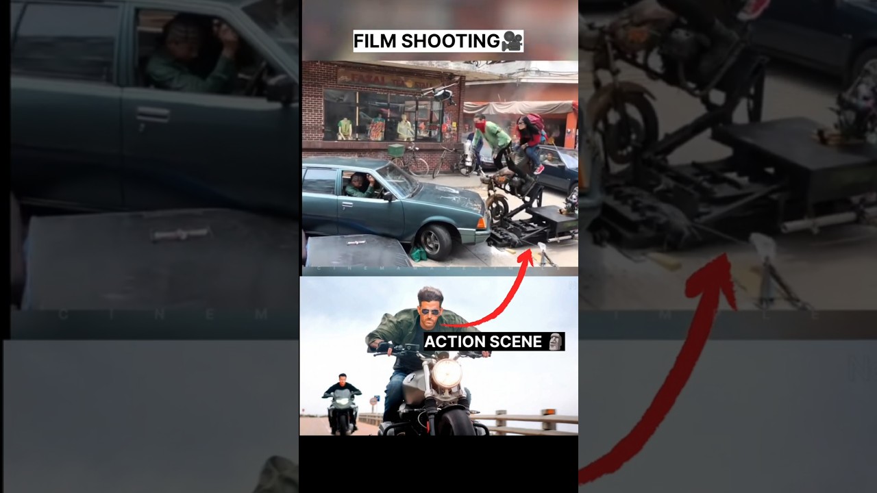 War 2 Movie Style Action Scene Film Making💥#bts #hrithikroshan #war2movie #short #viral