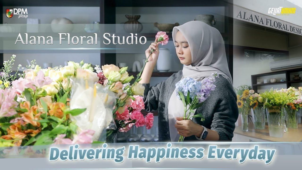 USAHA BUCKET BUNGA | ALANA FLORIST (GeliatUMKM)
