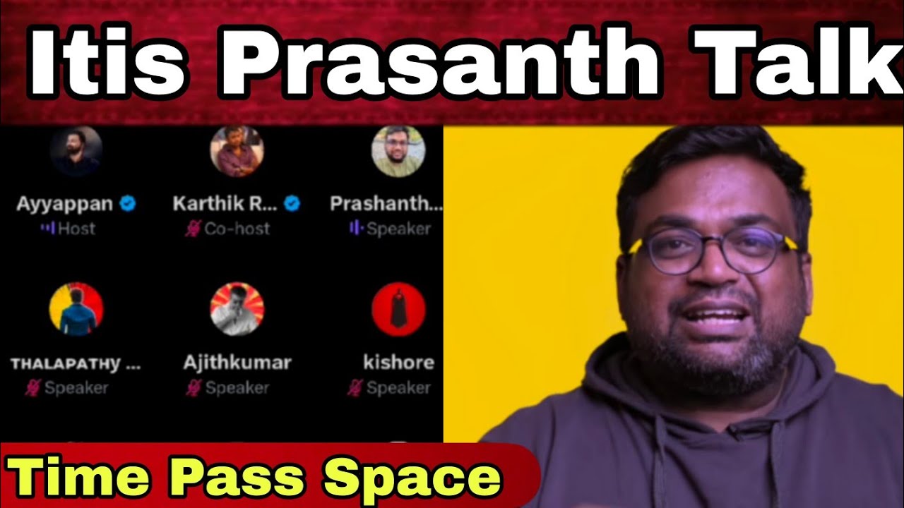 Itis Prasanth Fun Talks | Time Pass Space full video 
