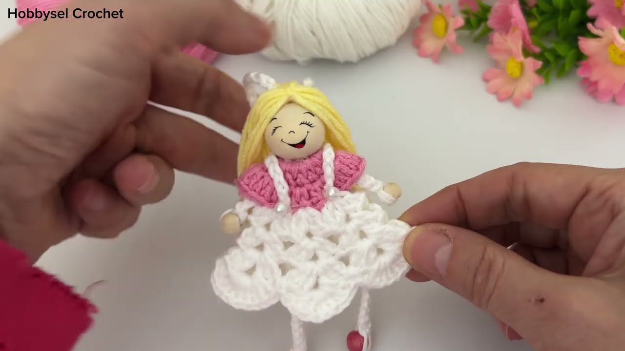 Adorable Crochet Doll Keychain Anyone Can Make