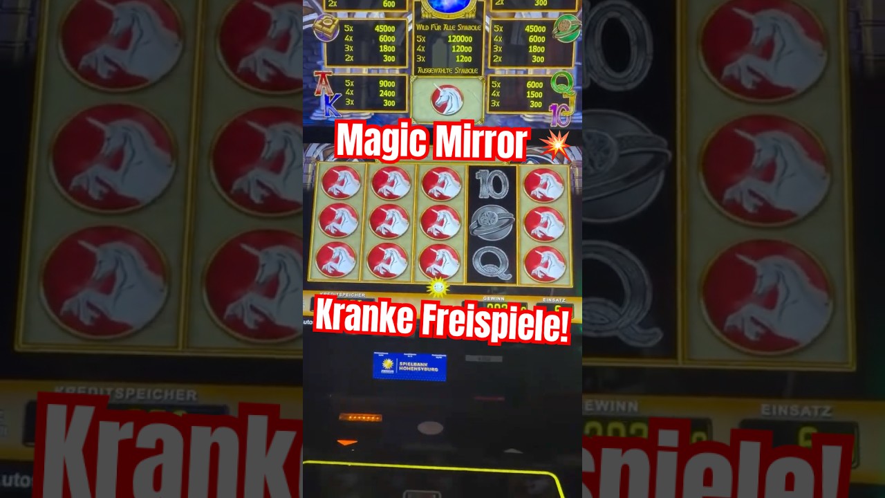 💥KRANKE FREISPIELE bei MAGIC MIRROR mit Bazzi in Spielbank