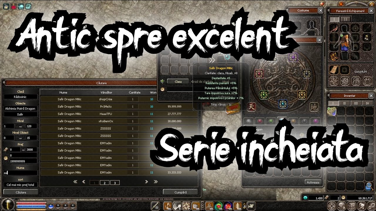 #5 Antic spre excelent ( SERIE INCHEIATA )