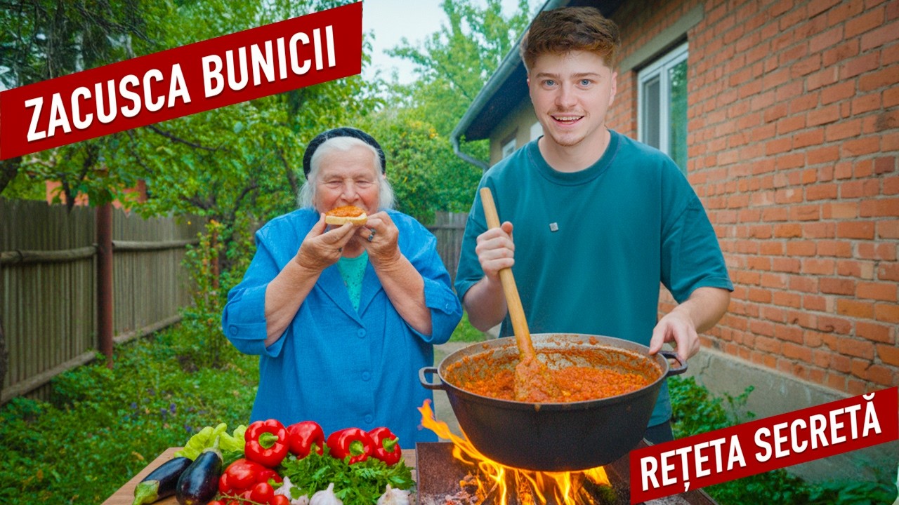 Am facut ZACUSCĂ cu bunica de 87 de ani!